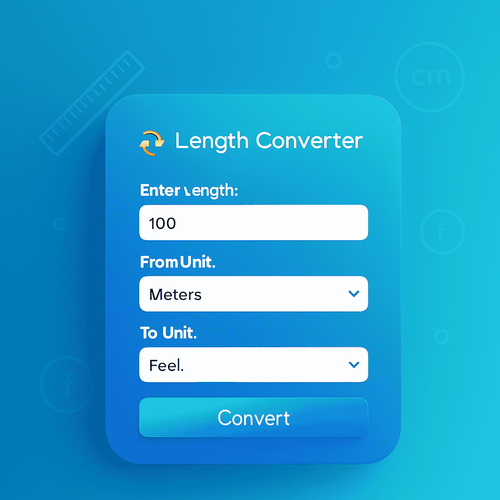 Lenght Converter Tool – Instantly Convert Meters, Inches, Feet, and More (With History & Copy Option)