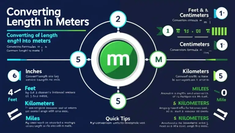 frequently-asked-questions 1. Diagram illustrating the conversion of length measurements from meters to other units.