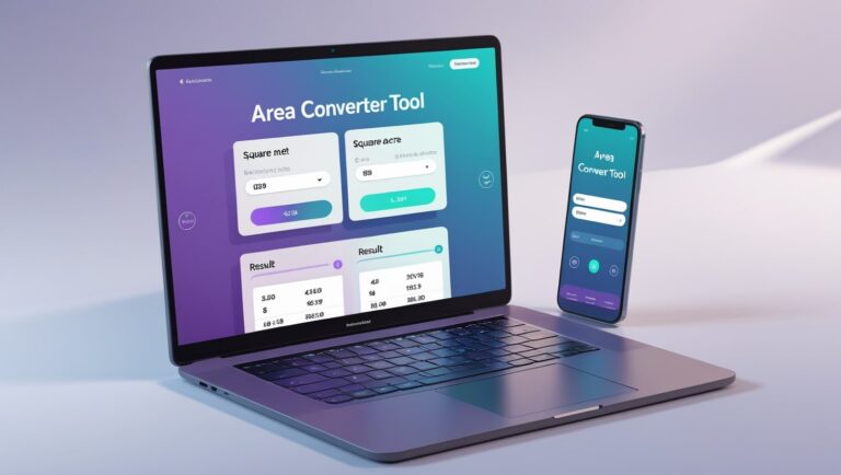 Area Converter A screenshot of an Area Converter Tool interface displaying the unit 'Acre' with associated values ' 350 ′ a n d ′ 350 ′ and ′ 36'. The purpose of these values (e.g., price per acre or conversion rate) is unclear due to the limited context